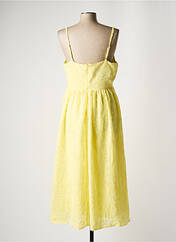 Robe longue jaune VILA pour femme seconde vue