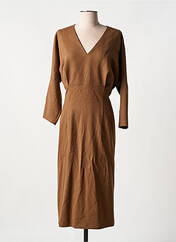 Robe longue marron ASTRID BLACK LABEL pour femme seconde vue
