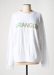 Sweat-shirt blanc WRANGLER pour femme seconde vue