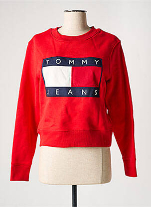 Sweat-shirt rouge TOMMY HILFIGER pour femme