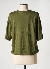 T-shirt vert MANGO pour femme seconde vue