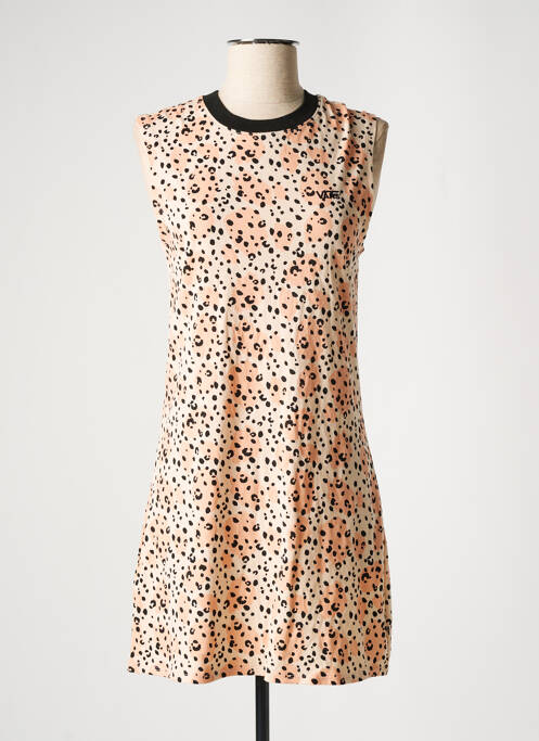 Robe mi-longue sans manche sans manche rose VANS femme