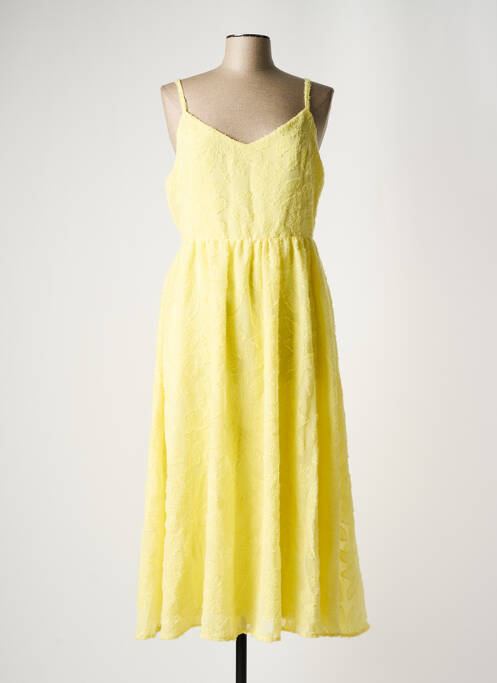 Robe longue jaune VILA pour femme