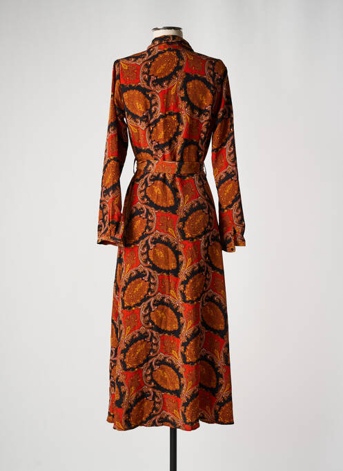 Robe longue marron CLOUDS OF FASHION pour femme