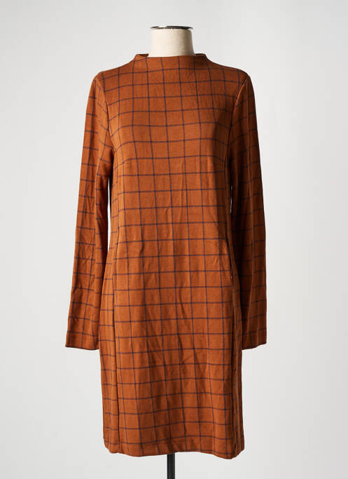 Robe mi-longue marron LE FABULEUX MARCEL DE BRUXELLES pour femme