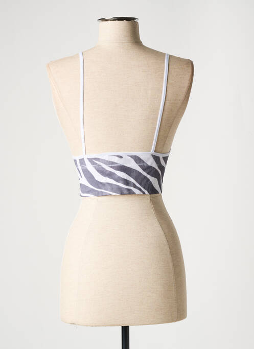 Top gris ONLY pour femme