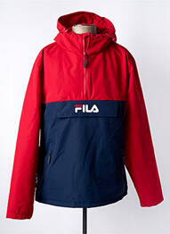 Coupe-vent poches a capuche rouge FILA homme
