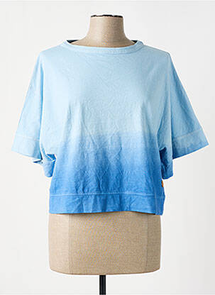 T-shirt coupe droite manches courtes bleu LE FABULEUX MARCEL DE BRUXELLES femme