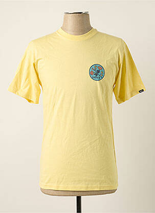 T-shirt jaune VANS pour homme