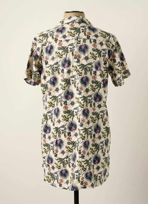 Chemise manches courtes beige VANS pour homme