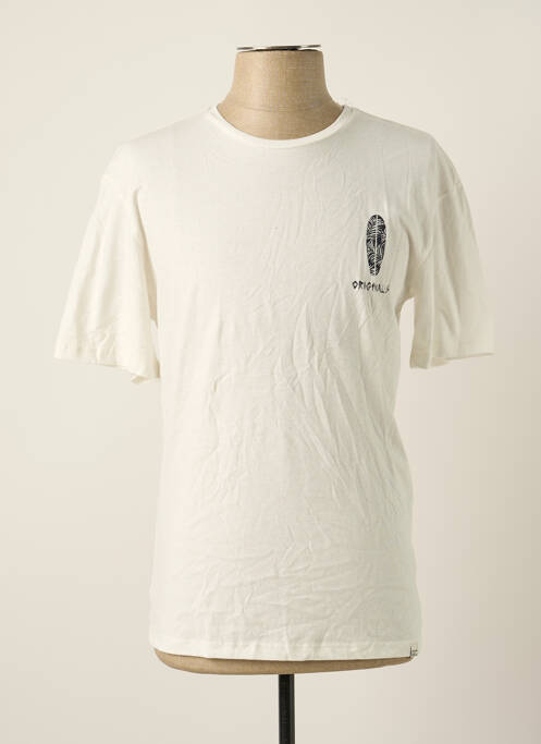 T-shirt blanc JACK & JONES pour homme