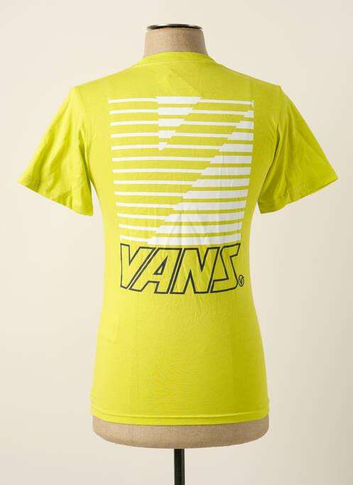 T-shirt vert VANS pour homme