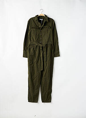 Combi-pantalon poches manches longues vert HAILYS femme