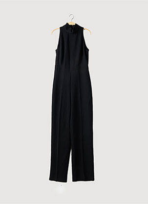 Combi-pantalon poches sans manche noir MANGO femme