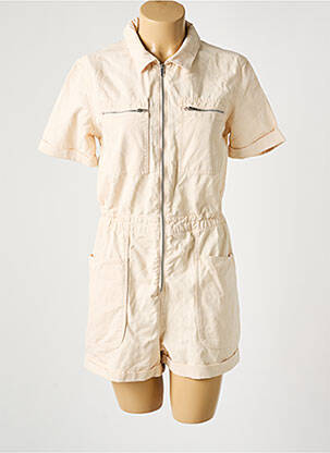 Combishort coupe cintrée manches courtes rose ONLY femme