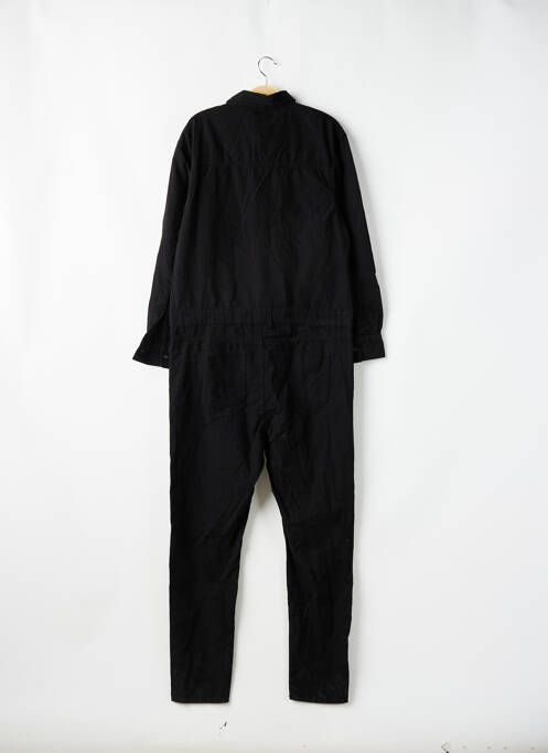 Combi-pantalon poches manches longues noir DYJCODE femme