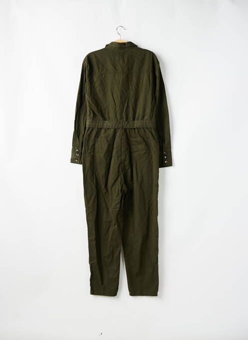 Combi-pantalon fermeture boutonnée sur le devant manches longues vert HAILYS femme