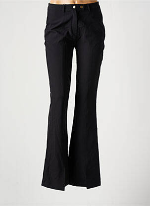 Pantalon flare stretch taille normale noir ASTRID BLACK LABEL femme