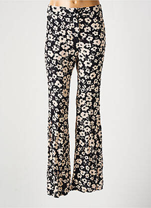 Pantalon flare taille normale taille normale noir CLOUDS OF FASHION femme