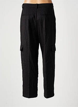 Pantalon cargo coupe droite taille normale noir MANGO femme