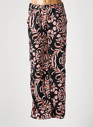 Pantalon large coupe fluide taille haute noir VERO MODA femme