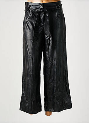 Pantalon 7/8 taille haute taille haute noir ASTRID BLACK LABEL femme
