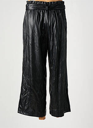Pantalon 7/8 taille haute taille haute noir ASTRID BLACK LABEL femme