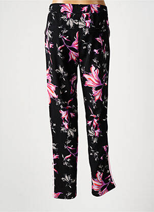 Pantalon droit tissage crêpe taille normale noir VILA femme