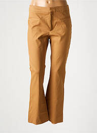 Pantalon 7/8 stretch taille normale beige MANGO femme