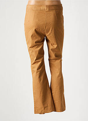 Pantalon 7/8 stretch taille normale beige MANGO femme