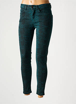 Jeans skinny taille normale taille normale vert FRANSA femme