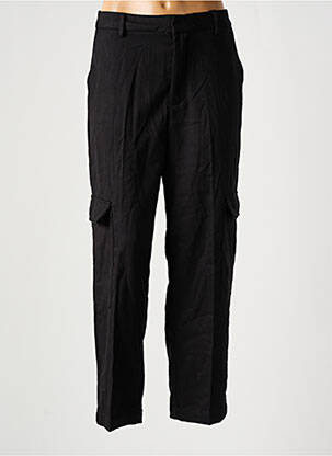 Pantalon cargo noir MANGO pour femme