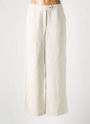 Pantalon large beige VERO MODA pour femme seconde vue