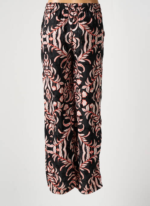 Pantalon large coupe fluide taille haute noir VERO MODA femme