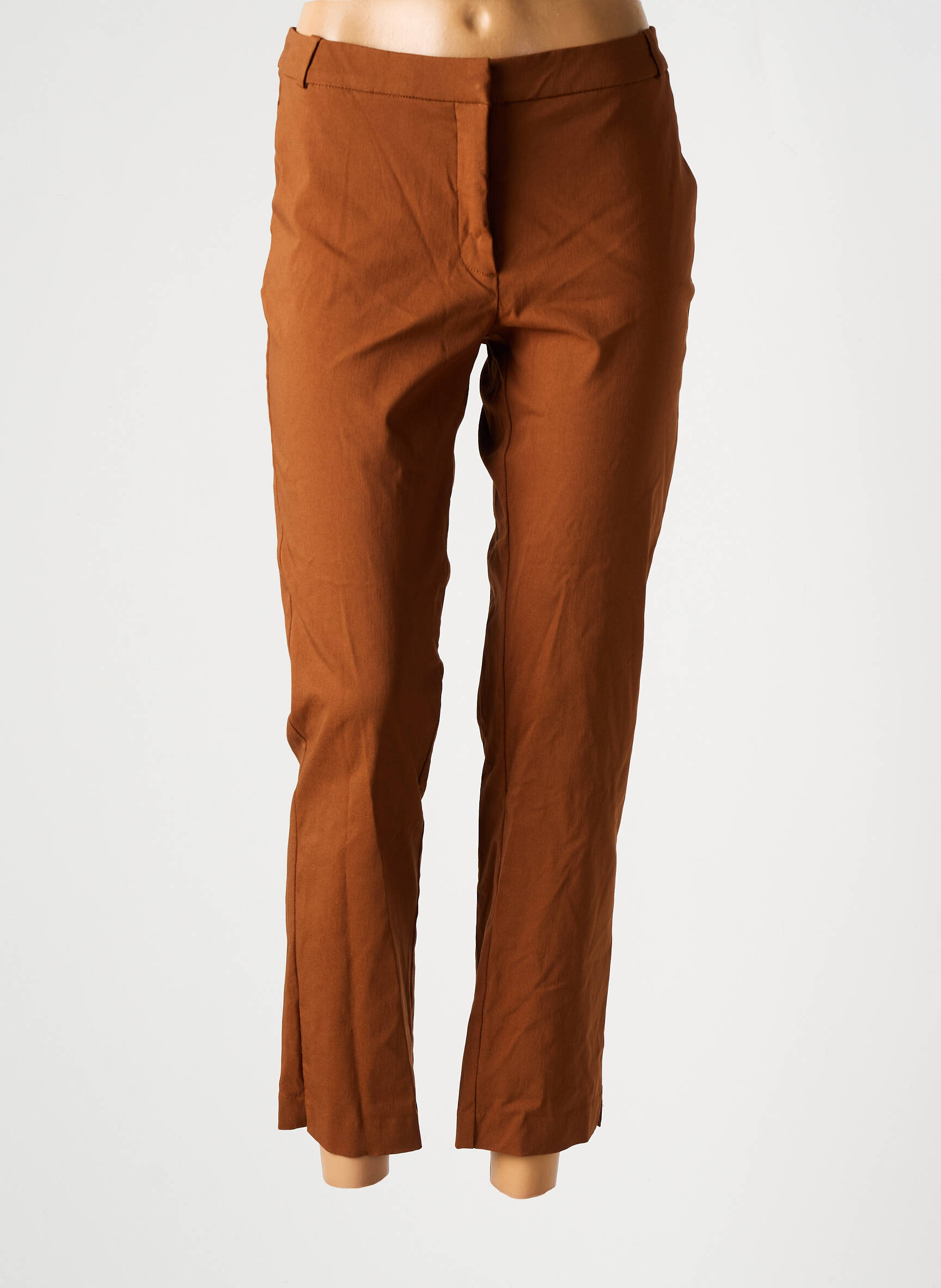 Mango Pantalon7 8 Femme De Couleur Marron 2353178 marron Modz