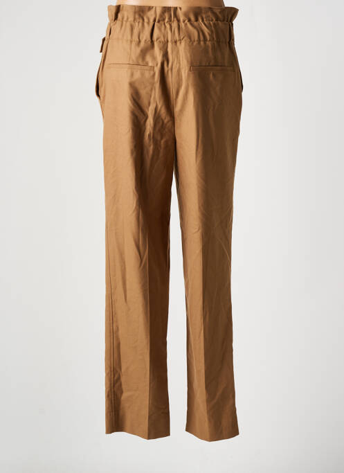 Pantalon droit beige DEUX. BY ELINE DE MUNCK femme