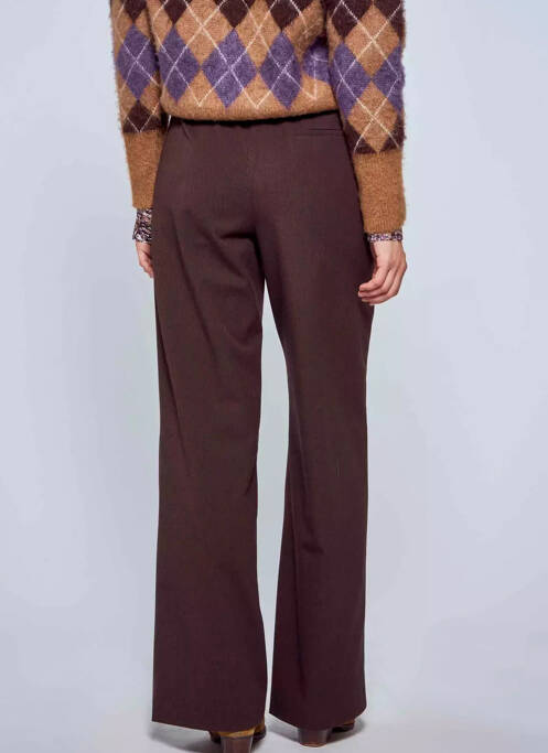 Pantalon droit marron LE FABULEUX MARCEL DE BRUXELLES pour femme