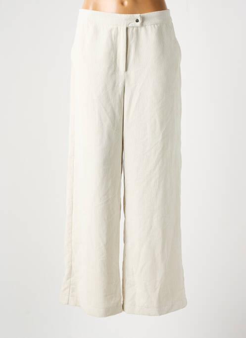 Pantalon large beige VERO MODA pour femme