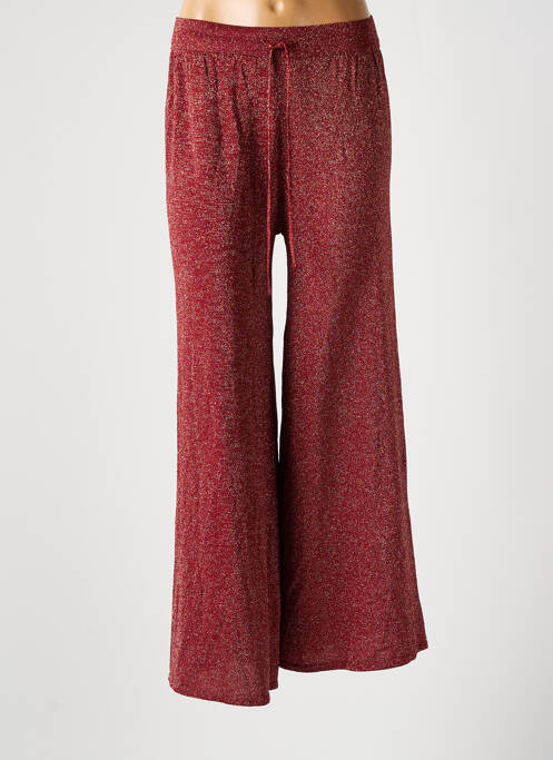 Pantalon large rouge MANGO pour femme