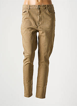 Pantalon slim stretch taille normale marron VERO MODA femme