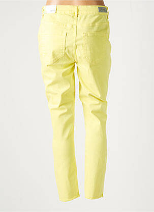 Pantalon slim stretch taille normale jaune ONLY femme