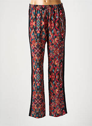 Pantalon droit taille élastique taille normale marron DEUX. BY ELINE DE MUNCK femme