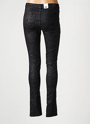 Pantalon slim tissage popeline taille normale noir VERO MODA femme