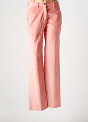 Pantalon droit rose DEUX. BY ELINE DE MUNCK pour femme seconde vue