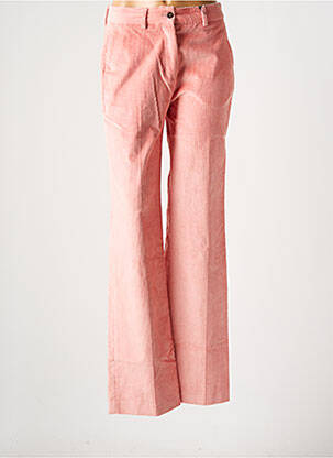 Pantalon droit rose DEUX. BY ELINE DE MUNCK pour femme