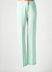 Pantalon droit vert OLGA LEYERS pour femme seconde vue