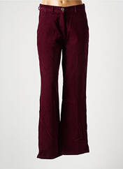 Pantalon droit violet LE FABULEUX MARCEL DE BRUXELLES pour femme seconde vue