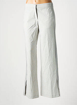 Pantalon large gris MANGO pour femme