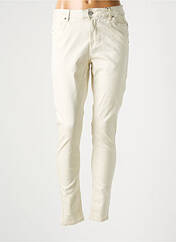 Pantalon slim beige VERO MODA pour femme seconde vue