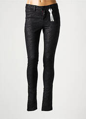 Pantalon slim noir VERO MODA pour femme seconde vue